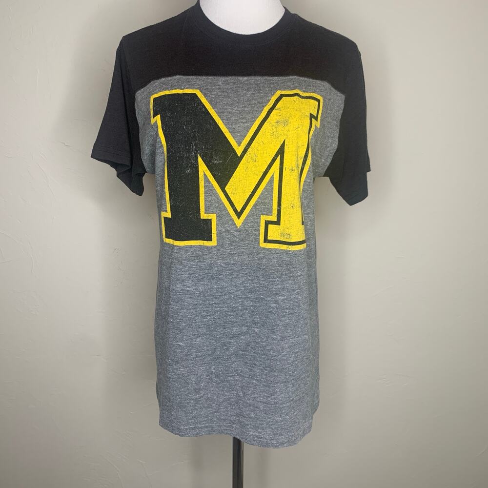 Mizzou MU Tigers Color Block T Shirt Medium